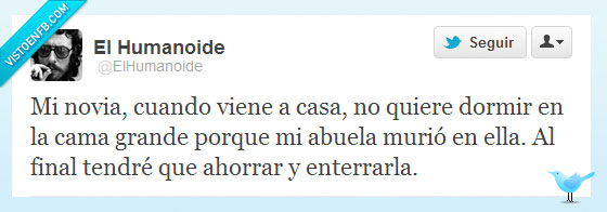 novia,abuela,muerte,enterrar,cama