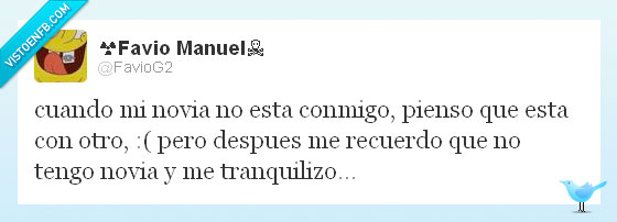 twitter,novia,forever alone,solo,soltero