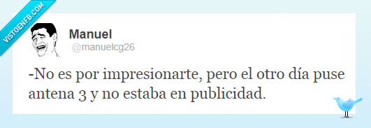 publicidad,impresionar,antena 3,Twitter