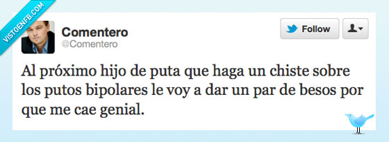 bipolares,twitter,proximo,chiste,beso,genial
