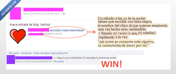 facebook,hechizo,cigarro,amor,blog