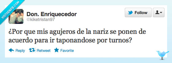 Agujeros,nariz,tapar,resfriado