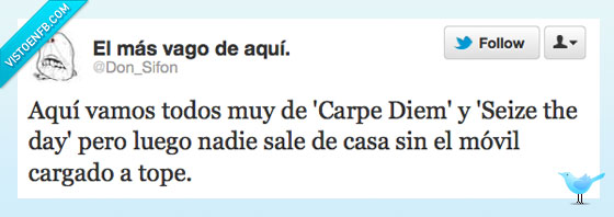 batería,cargado,movil,casa,sale,nadie,seize the day,carpe diem,tope