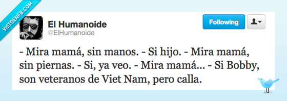 vietnam,piernas,brazos,mamá,Mira,veterano