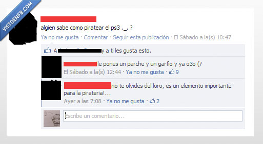 loro,garfio,parche,pirata,preguntas,Piratear,ps3