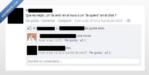 muro,chat,te amo,te quiero,Facebook,Romantico,novia,fail,Estado,Troll
