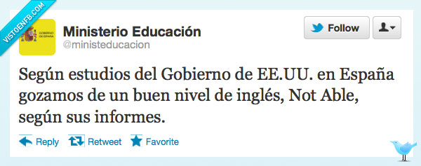 segun,estudio,gobierno,eeuu,estados unidos,españa,nivel,ingles,buen,not able,notable