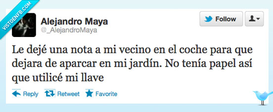 aparcar,twitter,jardín,coche,llaves,rallar