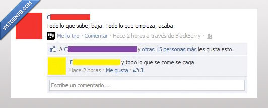 filosofía,subir,bajar,empezar,acabar,comer,cagar