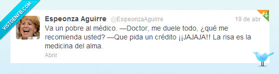 médico,recomendación,crédito,Espeonza Aguirre,pobre