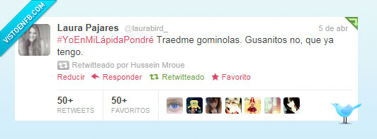 lápida,gominolas,gusanitos,epitafio