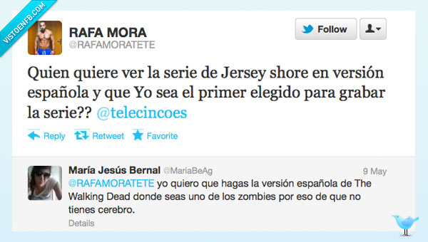 tweet,Rafa Mora,The Walking Dead,Twitter
