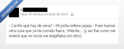rellena,cena,novia,engaño,facebook