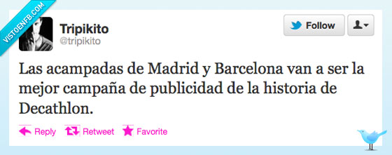 madrid,barcelona,15M,indignados,decathlon,tiendas de camapaña,publicidad