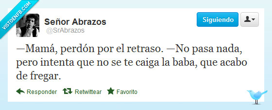 twitter,baba,madre,disculpa,retraso
