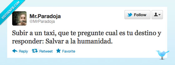destino,taxi,preguntar,salvar,humanidad