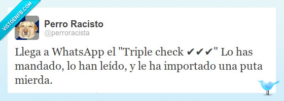 261017 - El Triple check por @perroracista