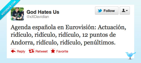España,ridículo,Eurovisión,Andorra