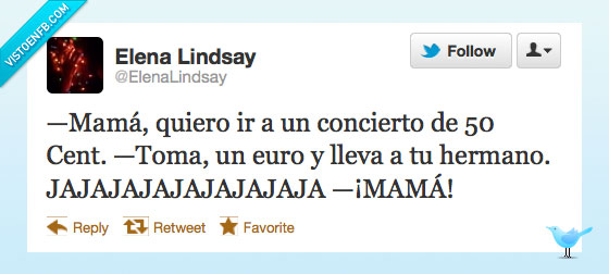 lleva,mama,concierto,50 cent,madre,euro,hermano,un
