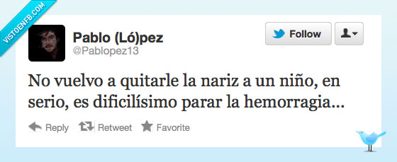 nariz,quitar,robar,niño,serio,hemorragia,sangre,dificil