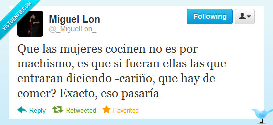 cocina,machismo,mujeres,twitter