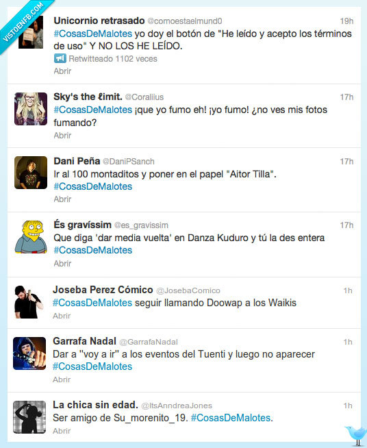 #cosasdemalotes,canis,cosas,malotes,hashtag