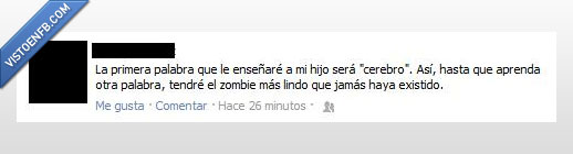 zombie,cerebro,hijo,enseñar,palabra