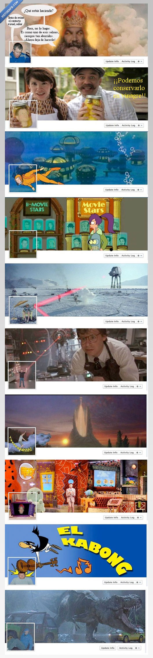 timeline,biografía,fb,facebook,perfil,fotos,montajes,Dios,Futurama,Cariño,Mordor