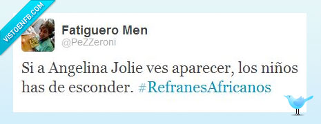 Angelina Jolie,adoptar,Refranes,África,PeZZeroni,Twitter