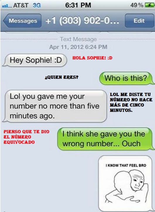 Chat,troll,Númer equivocado,Chica