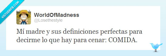 Twitter,comida,madre,mama,cenar