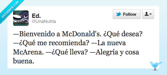 twitter,baile,macarena,mcdonalds,mcarena,desea,recomienda,alegria,cosa,buena