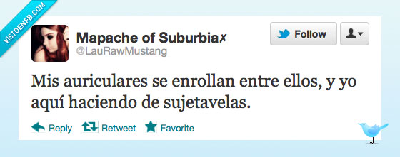 Twitter,auriculares,enrollarse,velas,aguanta,sujeta