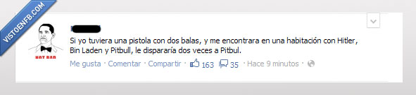 Hitler,Osama Bin Laden,Pitbull,arma,matar,bala