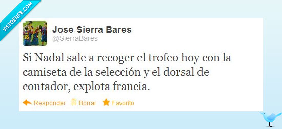 contador,dorsal,roland garros,Nadal,franceses,tenis