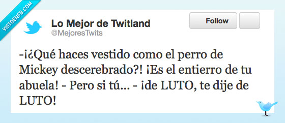 pluto,perro,luto,entierro,abuela,descerebrado,mickey