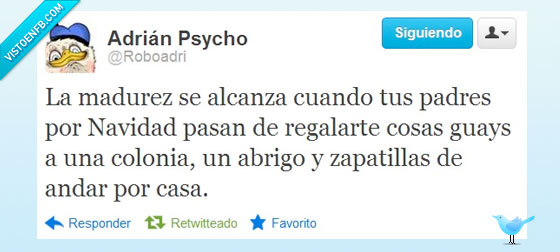 madurez,twitter,navidad,roboadri