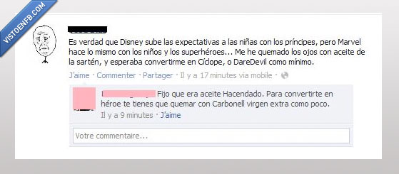 superheroe,aceite,salpicar,desilusión,hacendado,mercadona,carbonell,virgen,extra