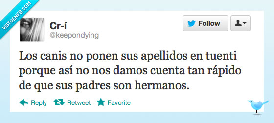 canis,hermanos,consanguinidad,tuenti,apellido,padres