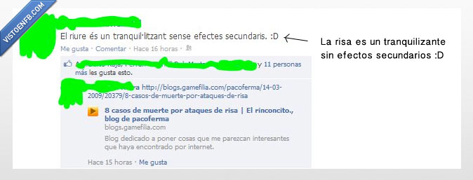 risas,efectos secundarios,fail,muertes