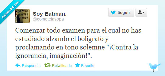 Examen,lema,bolígrafo,imaginacion,ignorancia,estudia,alza,comenzar
