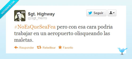 fea,perro,aeropuerto,olisquear,maletas,trabajo