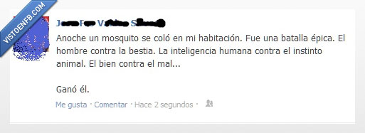 hombre,bestia,epica,batalla,cuarto,habitacion,mosquito