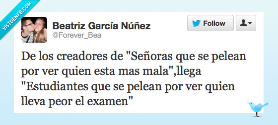 estudiar,examen,mal,pelea,señora,enferma,mala,peor,estudiante