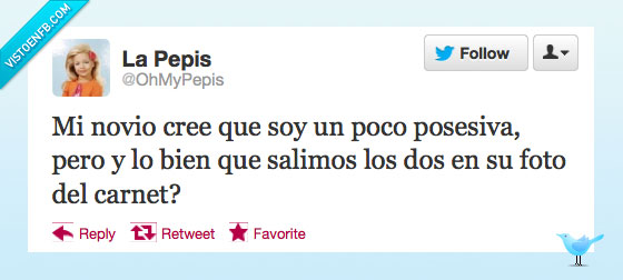 Carnet,Juntos,Foto,Novio,Posesiva,Pepis