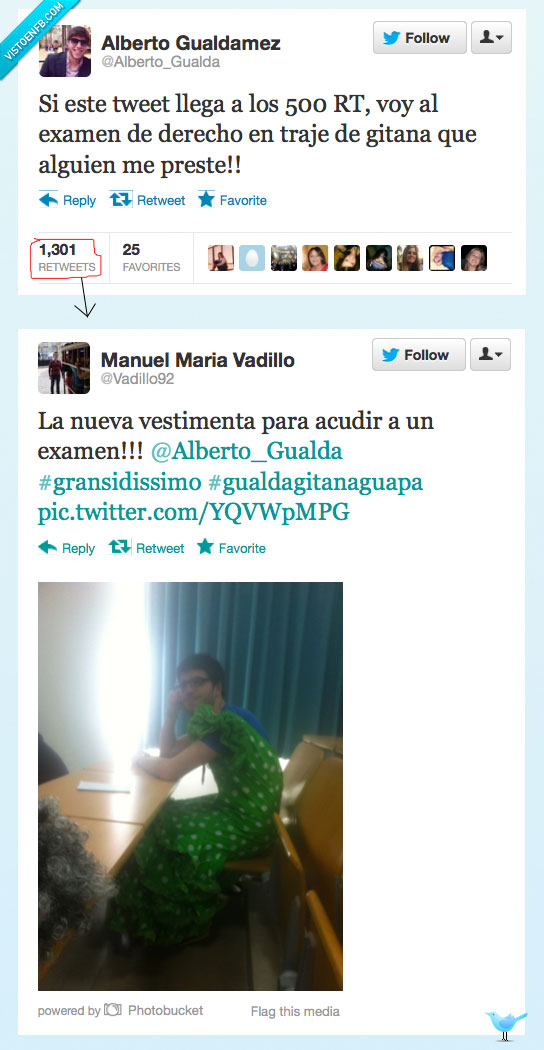 matemáticas,chico,examen,sevillana,gitana,apuesta,flamenca,vestido,retweet,rt,perder