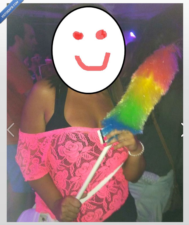 color,fiesta,plumero,choni,limpiar,cani,salir,discoteca