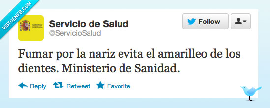 Fumar,Ministerio de sanidad,nariz,evita,amarilleo,dientes,ministerio,sanidad