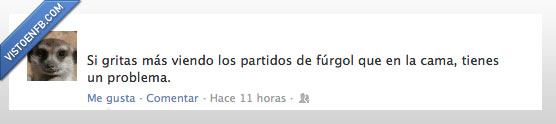gritar,fútbol,fúrgol. cama,problema