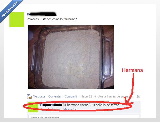 cocinar,hermana,fail,pelicula,terror